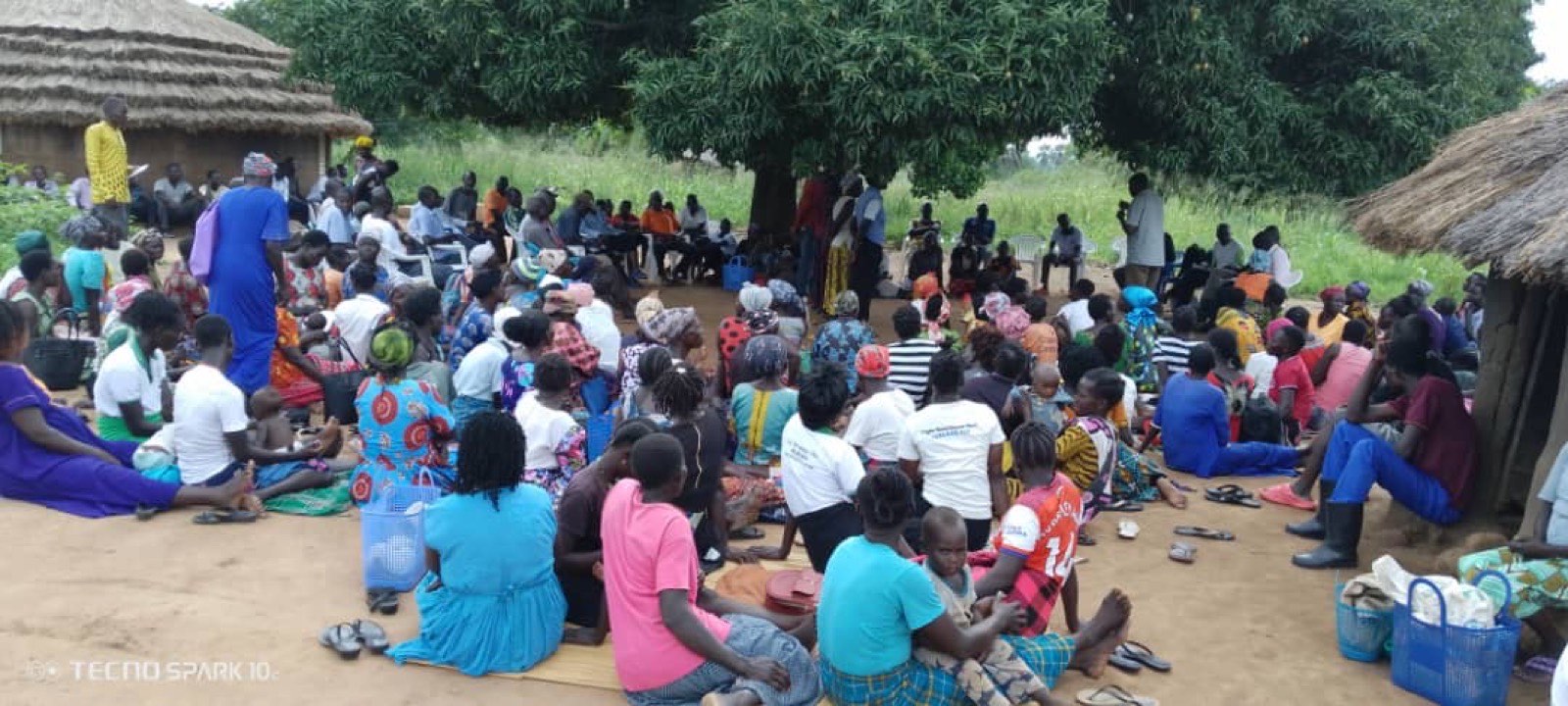 Community dialogue circle on gender roles and shared care work